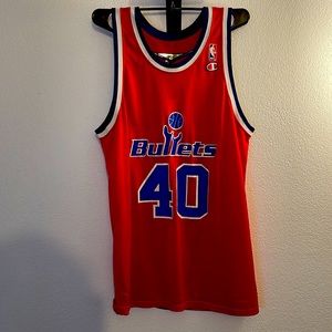 Calbert Cheaney Washington Bullets Champion Jersey 1994-97